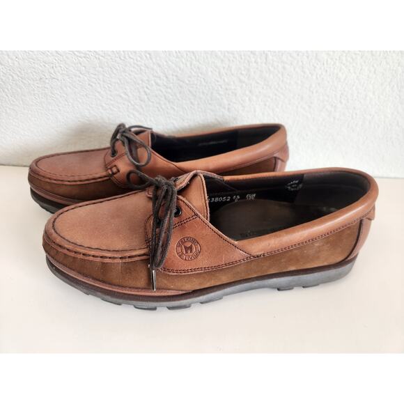 Ralyx by Mephisto Hurrikan Boat Shoe Brown Suede Leather Size 9 Men Excellent main image 11